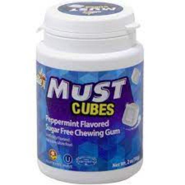 Elite KHRM02301123 2 oz Sugar Free Cubes Peppermint Gum Candy