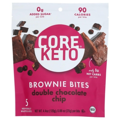 Core Foods KHRM02302694 4.4 oz Bites Brownie Doubling Chocolate Chip 