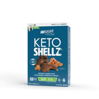 No Sugar KHCH02300574 171 gm Caramel Pecan Keto Shellz Chocolatey 