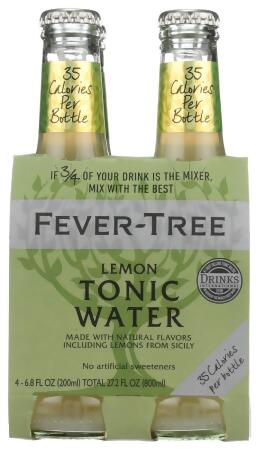 Fever Tree KHRM00406879 27.2 fl oz Lemon Tonic Soda - Pack of 4 