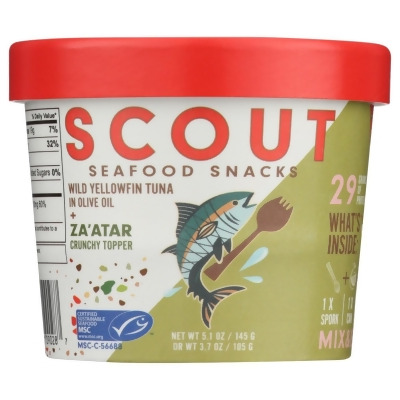 Scout KHCH02205993 5.1 oz Tuna Zaatar Snack Kit 
