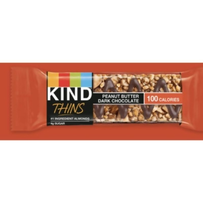 Kind KHRM02208473 0.74 oz Thins Peanut Butter Dark Chocolate Bar 