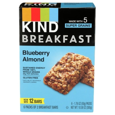 Kind KHRM02205127 10.58 oz Blueberry Almond Breakfast Bar 