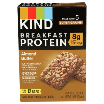 Kind KHRM02205133 10.58 oz Breakfast Protein Almond Butter Bar 