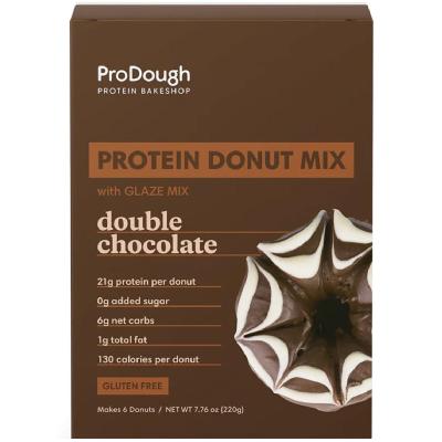 Prodough Bakery KHRM02301158 7.76 oz Protein Double Chocolate Protein Donut Mix 