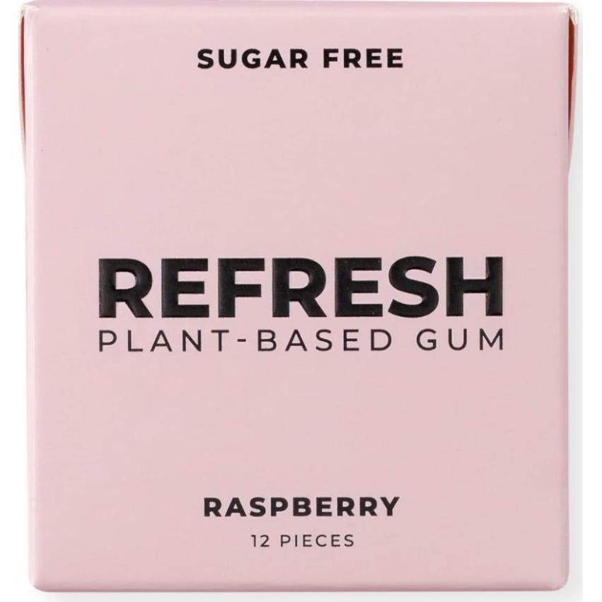 Refresh Gum KHRM02303994 Raspberry Gum - 12 Piece