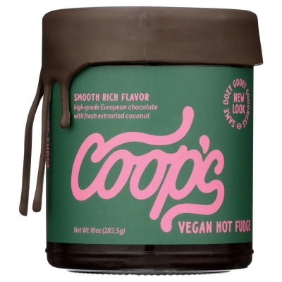 Coops Microcreamery KHLV00113374 10.6 oz Vegan Hot Fudge Sauce 
