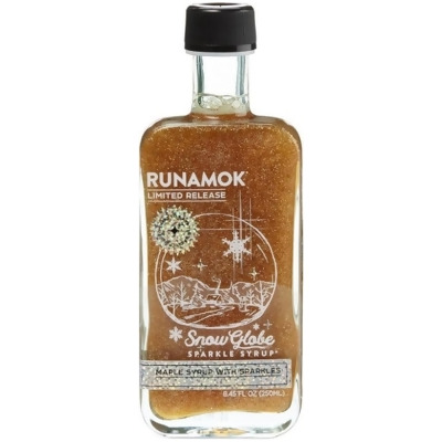 Runamok Maple 985052 Snow Globe Sparkle Maple Syrup 