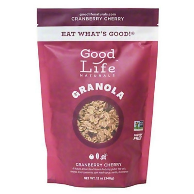 Good Life Naturals KHRM02300888 12 oz Cranberry Cherry Granola Cereal 