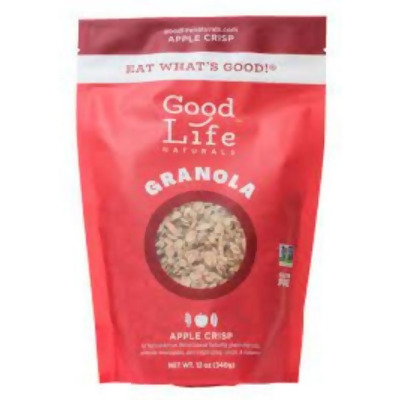 Good Life Naturals KHRM02300887 12 oz Apple Crisp Granola Cereal 