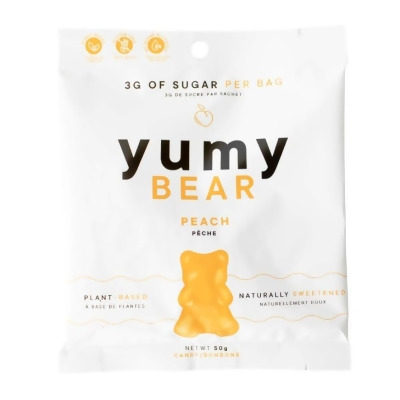 Yumy Candy KHRM02209248 50 gm Peach Gummy Bear 
