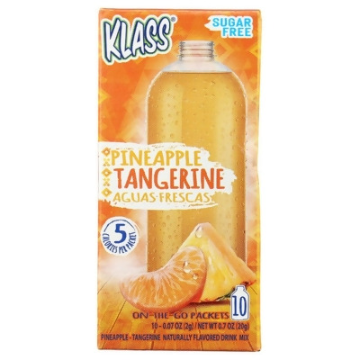 Klass KHLV02206646 0.7 oz Pineapple-Tangerine Drink Mix - 10 Count 