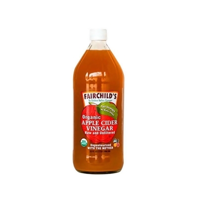 Fairchilds 26689 32 oz Organic Apple Cidar Vinegar, Pack of 12 