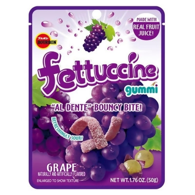 Bourbon KHLV02205287 1.76 oz Grape Fettuccine Gummi 