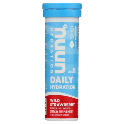 Nuun KHCH00399740 Daily Wild Strawberry Drink Tablet, 10 Tablet 