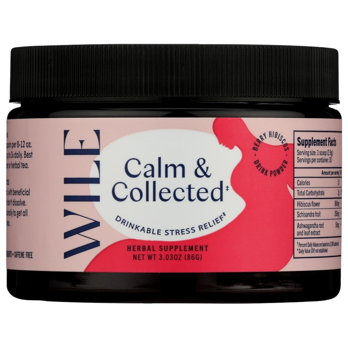 Wile KHCH02209424 3.03 oz Calm & Collected Drink Mix