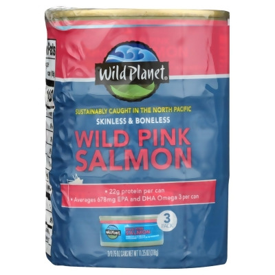 Wild Planet KHLV02304306 11.25 oz Wild Pink Salmon 