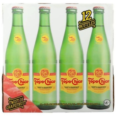 Topo Chico KHCH00359769 144 fl oz Twist of Grapefruit Mineral Water, Pack of 12 
