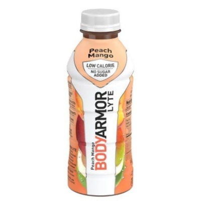 Body Armor KHCH00351183 16 fl oz Sport Peach Mango Lyte Beverage 