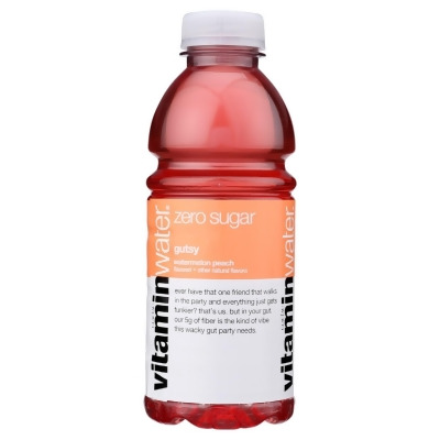 Vitamin Water KHLV00391757 20 fl oz Gutsy Watermelon Peach Zero Sugar Water 
