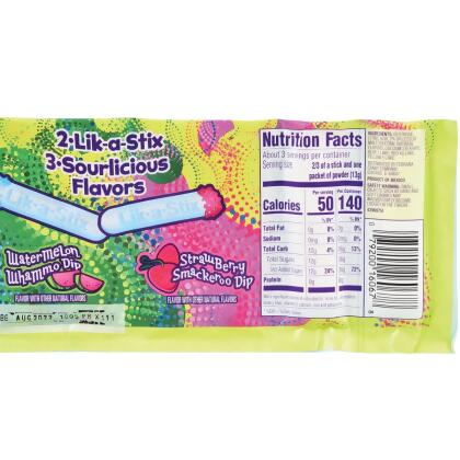 US Toy CA699 1.4 oz Lik-M-Aid Fun Dipping Sour & Sweet Candy - Case of 24 