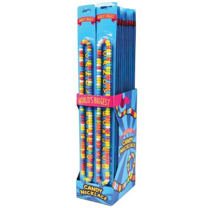 US Toy CA649 15 in. Worlds Biggest Candy Necklace, Pack of 24 