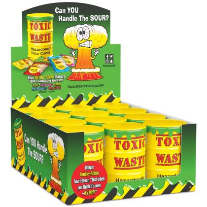 Toxic Waste Sour Candy Drum - 1.7oz