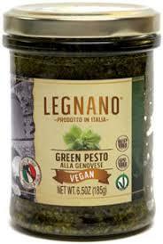 Legnano 284279 6.5 oz Vegan Green Pesto Alla Genovese Sauce, Pack of 6 