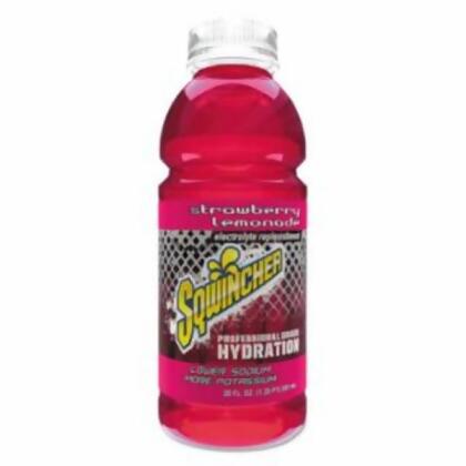 Sqwher 690-159030536 20 oz Ready to Drink Widemouth Bottle - Strawberry Lemonade - Pack of 24 