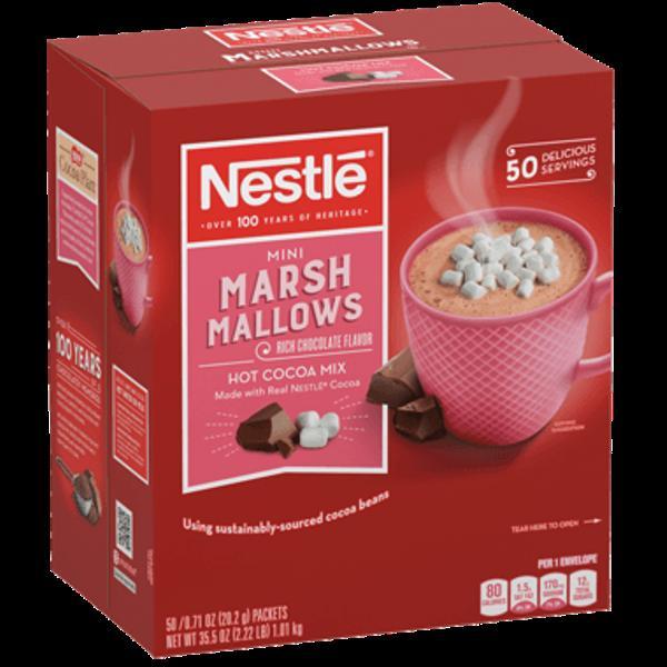 Nestle NES21973 Marshmallows Hot Cocoa Mix, Pack of 50