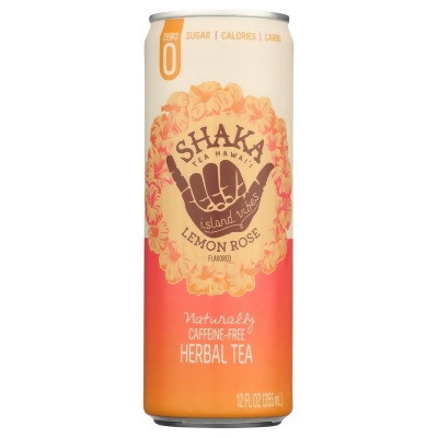 Shaka Tea KHRM02303556 12 fl oz Lemon Rose Herbal Tea 