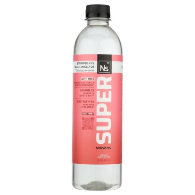 Nirvana Super KHLV02309880 16.9 fl oz Strawberry Basil Water 