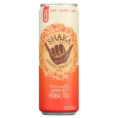 Shaka Tea KHRM02303550 12 fl oz Mango Hibiscus Herbal Tea 