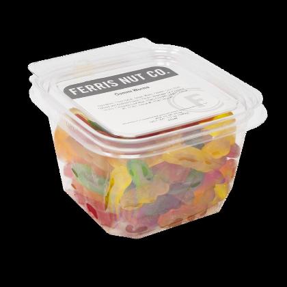 Ferris EB 2208213 12 oz Gummi Worms Sour Neon Candy - Pack of 12