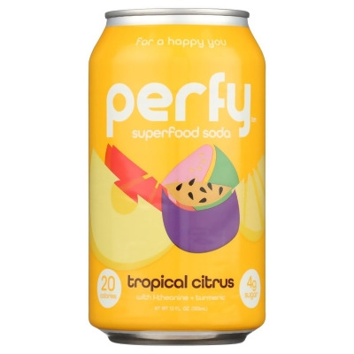 Perfy KHLV02208633 12 fl oz Tropical Citrus Soda 