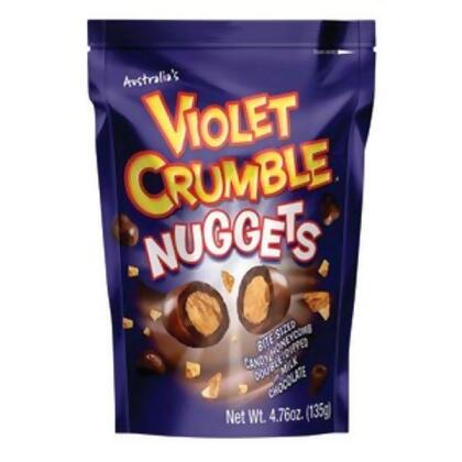 Violet Crumble 353531 4.76 oz Milk Chocolate Nuggets, Pack of 8