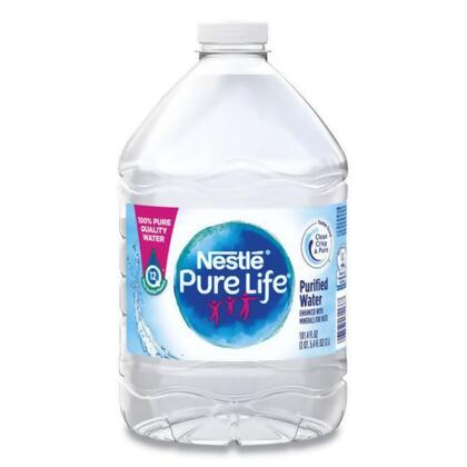 Nestle Waters NLE12386172 3 Liter Pure Life Plastic Bottle Purified Water