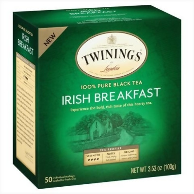 Twinings Tea Irish Breakfast Black Tea, 50 Bag 