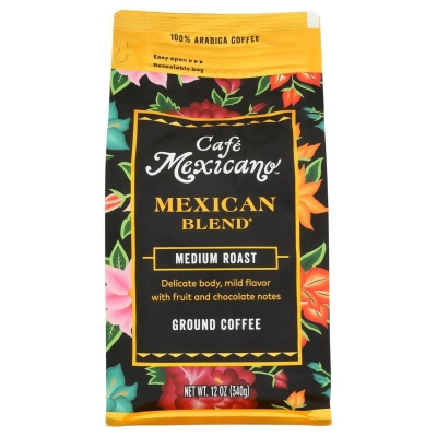 Cafe Mexicano KHRM02310702 12 oz Ground Coffee - Mexican Blend 