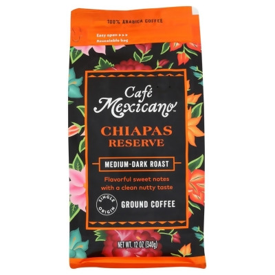 Cafe Mexicano KHRM02310703 12 oz Ground Coffee - Chiapas Reserve 