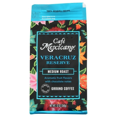 Cafe Mexicano KHRM02310697 12 oz Ground Coffee - Veracruz Reserve 