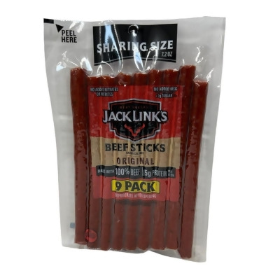 Jack Links 104706 7.2 oz Jack Links Beef Original Sticks - Pack of 12 - 9 per Pack 