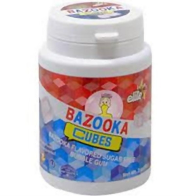 Elite KHRM02301121 2 oz Bazooka Cubes Flavoured Sugar Free Bubble Gum 