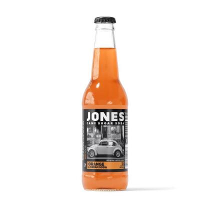 Jones Soda 9091484 12 oz Orange & Creme Cane Sugar Soda - Pack of 24 
