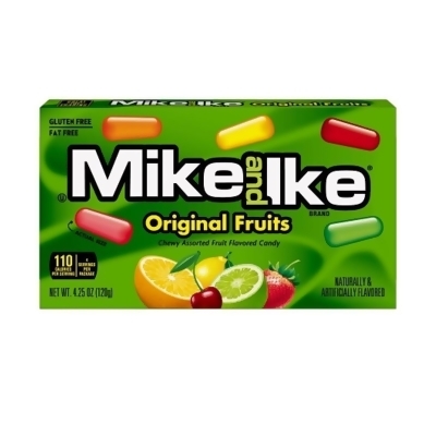 Mike & Ike 9334244 4.25 oz Original Fruits Chewy Candy - Pack of 12 