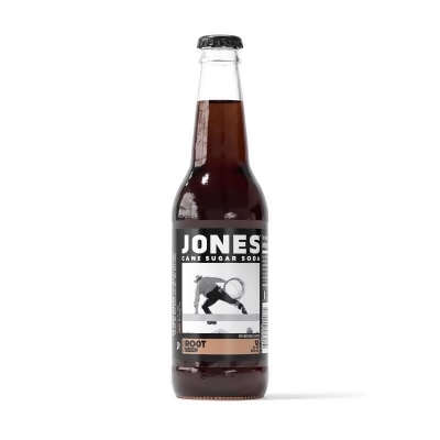 Jones Soda 9091485 12 oz Root Beer Cane Sugar Soda - Pack of 24 