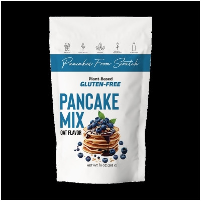Pancakes From Scratch KHLV02209329 10 oz Vegan Gluten Free Oat Pancake & Waffle Mix 