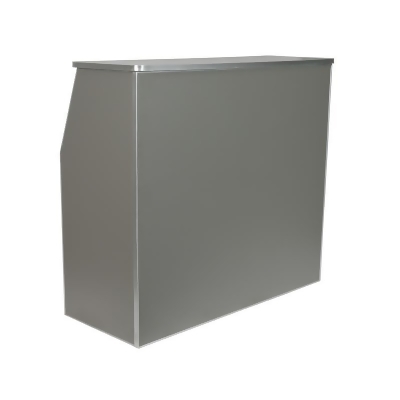 Flash Furniture XA-BAR-48-GY-GG 4 ft. Amara Slate Gray Laminate Foldable Bar - Portable Event Bar 