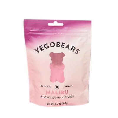 Vegobears KHRM00388927 3.5 oz Malibu Foamy Gummy Bears 