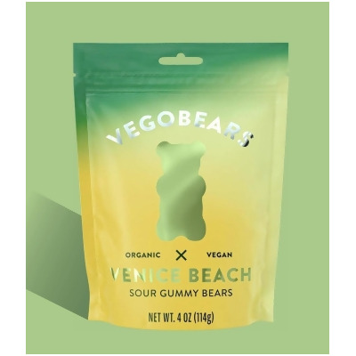 Vegobears KHRM00388929 4 oz Venice Beach Sour Gummy Bears 